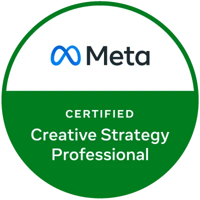 Meta Certified: Creative Strategy Professional badge